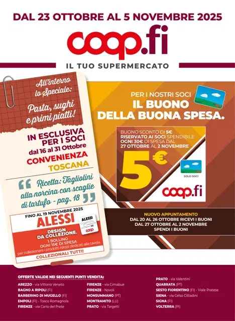 Anteprima del volantino