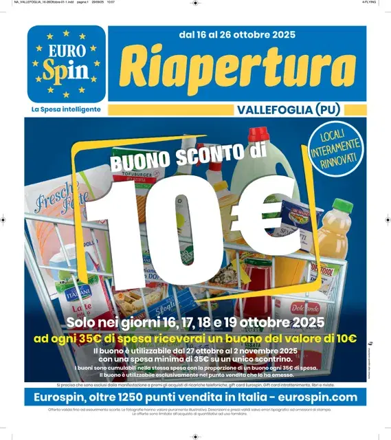 Anteprima del volantino