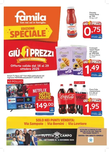 Anteprima del volantino
