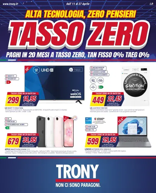 Anteprima del volantino
